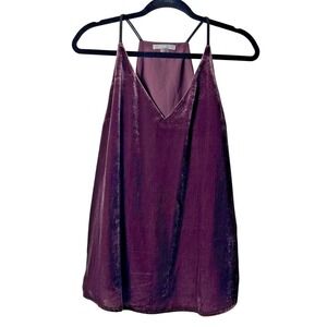Tart Collection Burgundy Velvet Dark Fairy Whimsigoth Camisole Top Womens Small
